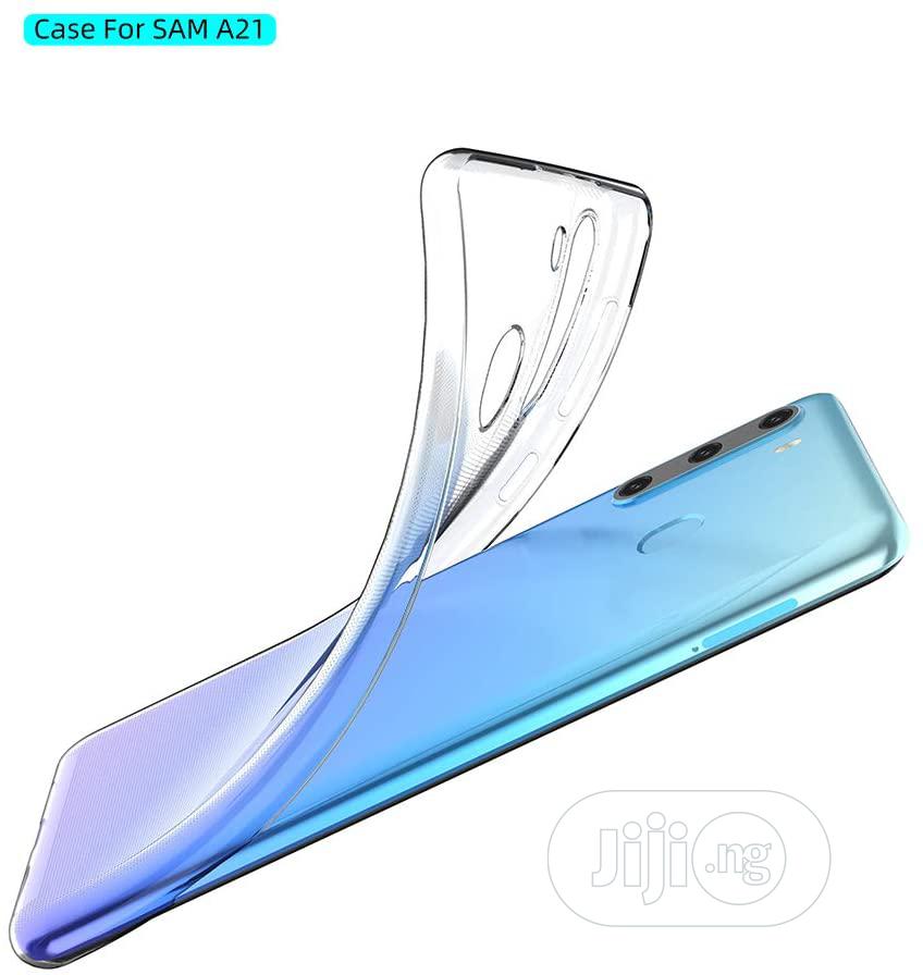 Ốp dẻo trong suốt cho Samsung Galaxy A21 (Hàng loại A)