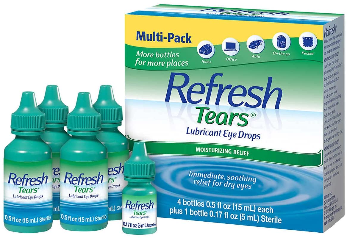 Nước nhỏ mắt Refresh - Set 4 chai 15ml và 1 chai 5ml