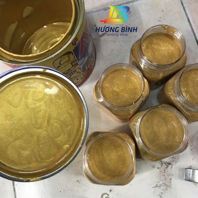 Sơn nhũ vàng Thái Lan ATM 666 (130gr)