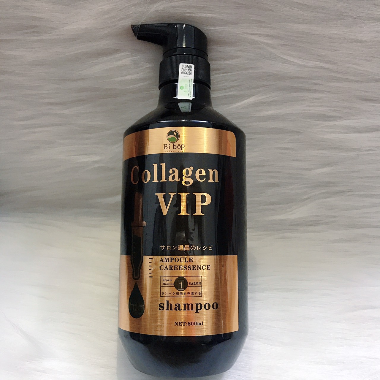 Cặp Gội Xả Bibop Collagen VIP 800mlx2
