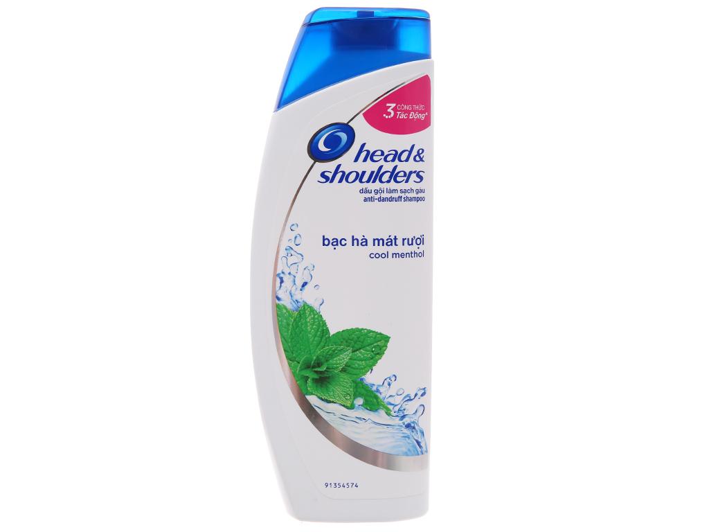Dầu gội Head & Shoulders sạch gàu bạc hà mát lạnh 364gr