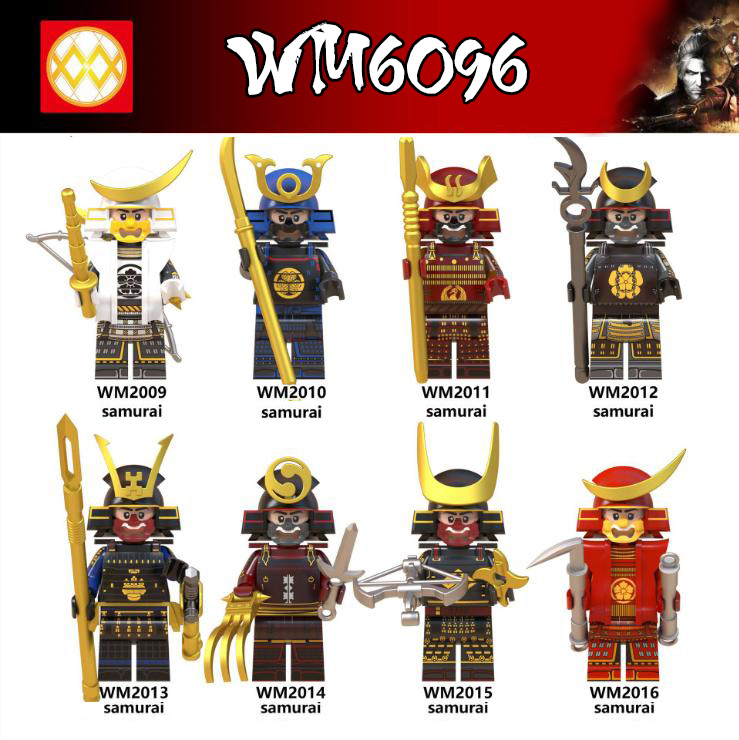 [HCM]Đồ chơi lắp ráp Minifigure Nhân Vật Samurai WM6096