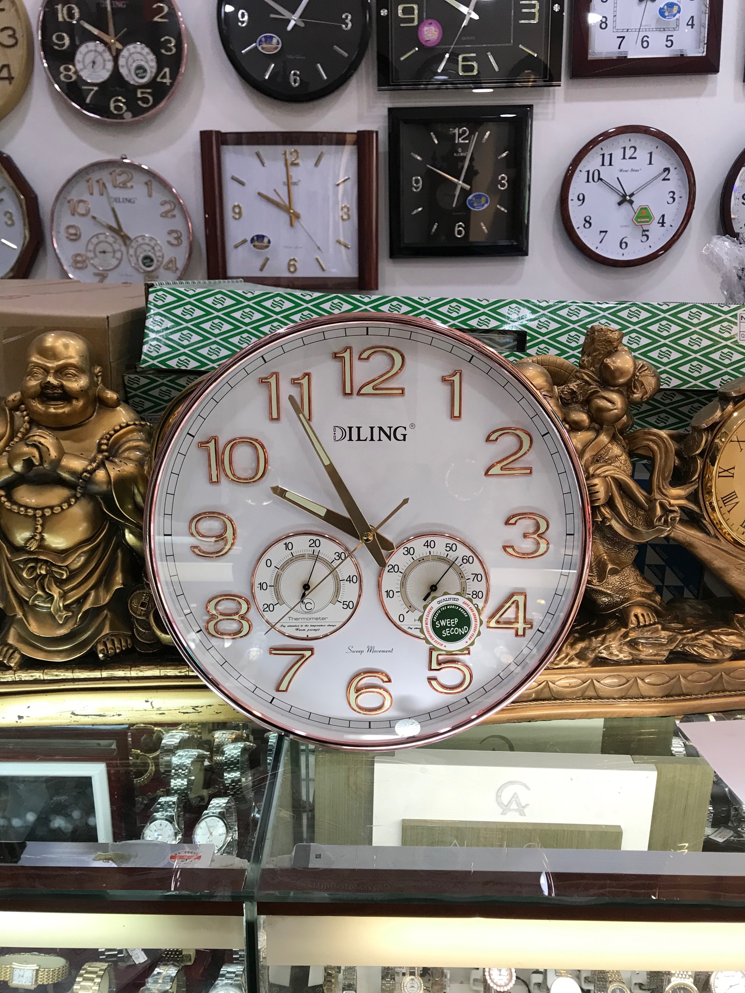 Đồng hồ treo tường Diling có dạ quang