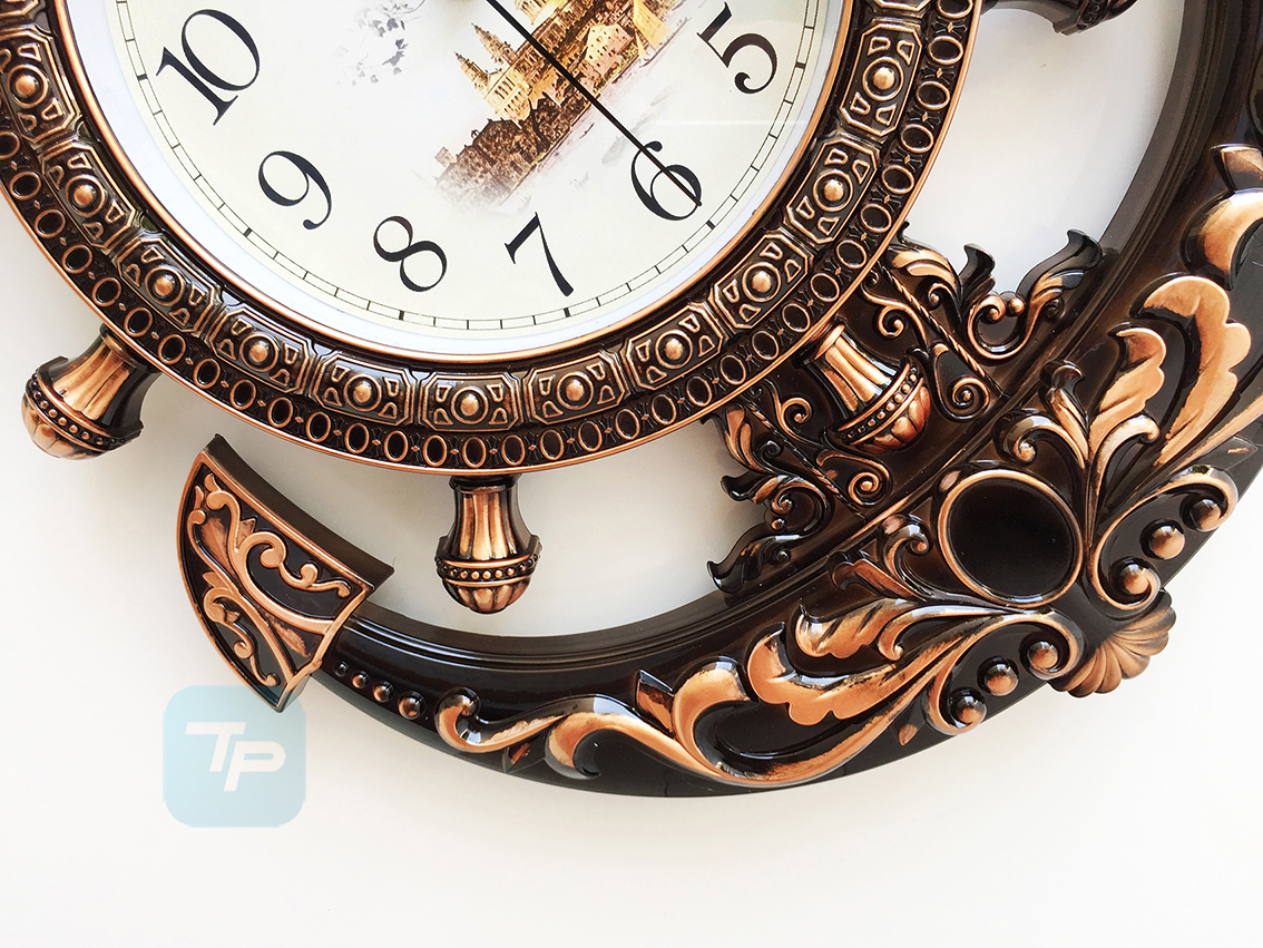 Đồng Hồ Treo Tường Mỏ Neo Đồng