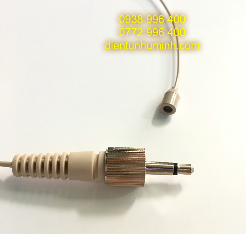 Micro Đeo tai Sennheiser 3.5mm vặn răng Trong