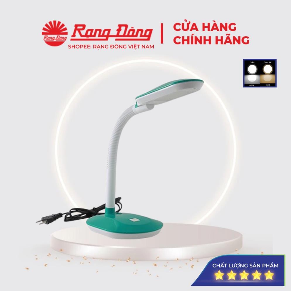Đèn học Rạng Đông 5W, chống cận cho bé,Model RL19.LED