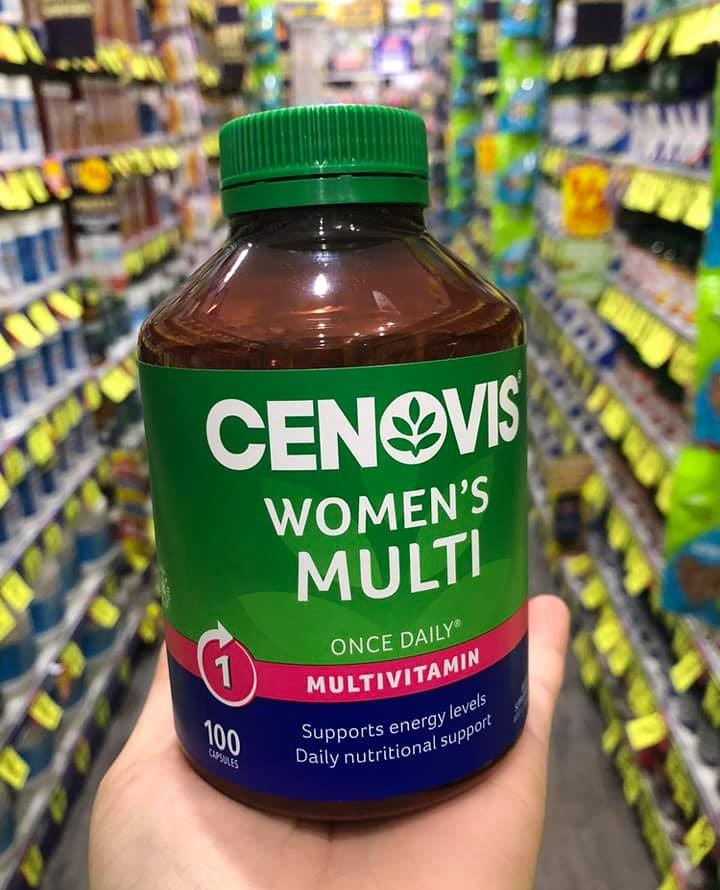 Cenovis Women’s Multi Vitamins & Minerals Once Daily 100 viên Vitamin tổng hợp cho phụ nữ