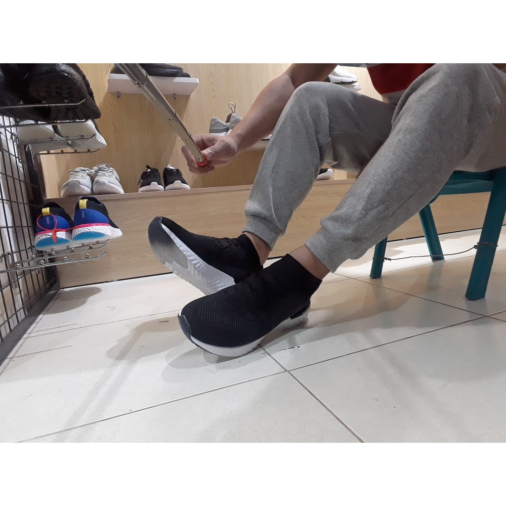 [full box] Giày Sneaker Epic React Flyknit Black/White