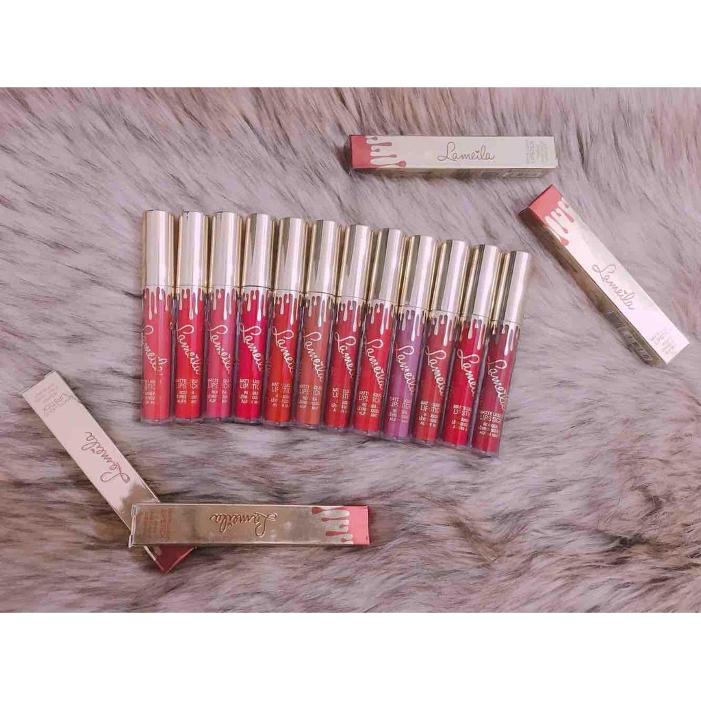 Son kem siêu lì Lameila Matte Liquid Líptick 763