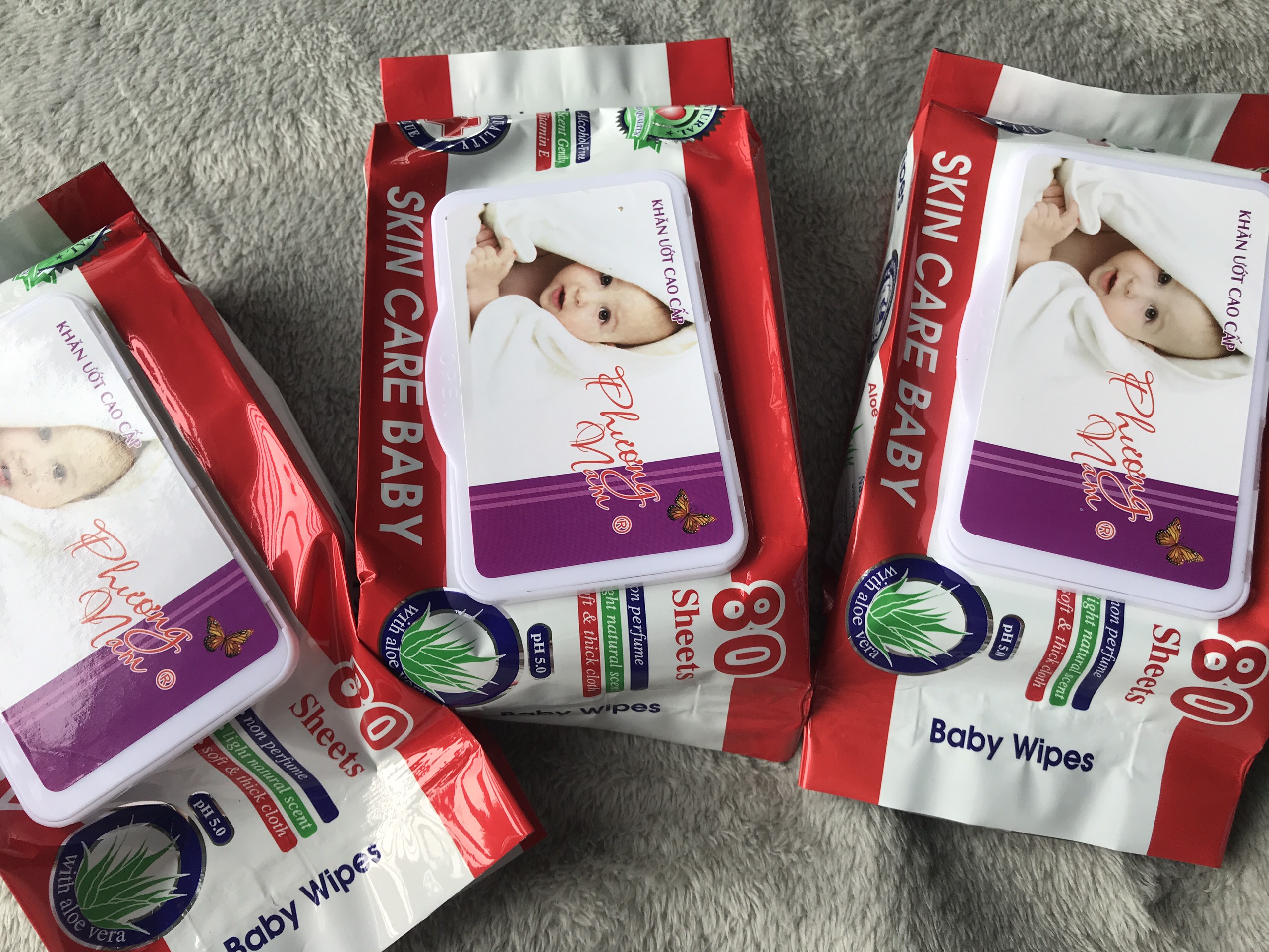 Khăn Giấy Ướt Baby 80 Tờ