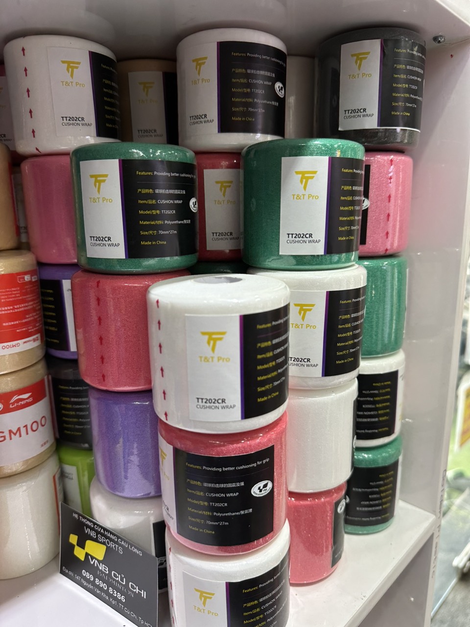 Quấn lót cán vợt cầu lông T&T