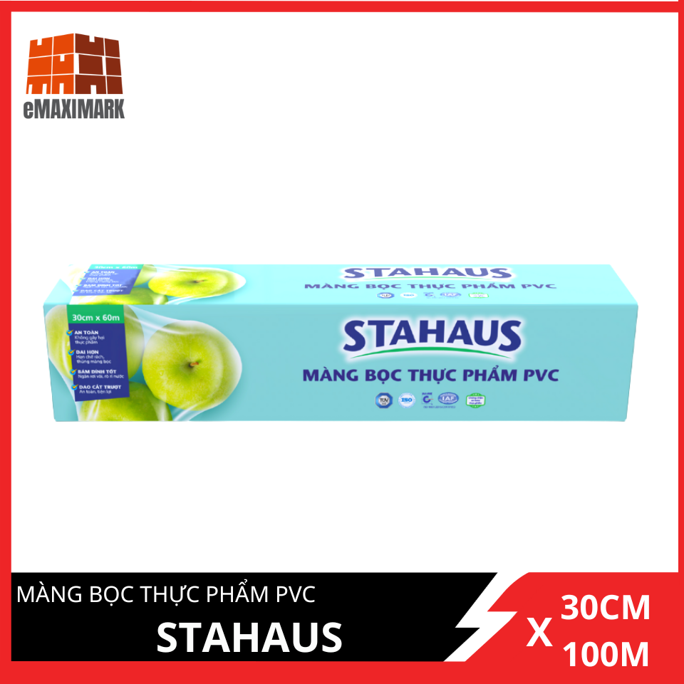 Màng bọc thực phẩm pvc stahaus 30cm x 100m