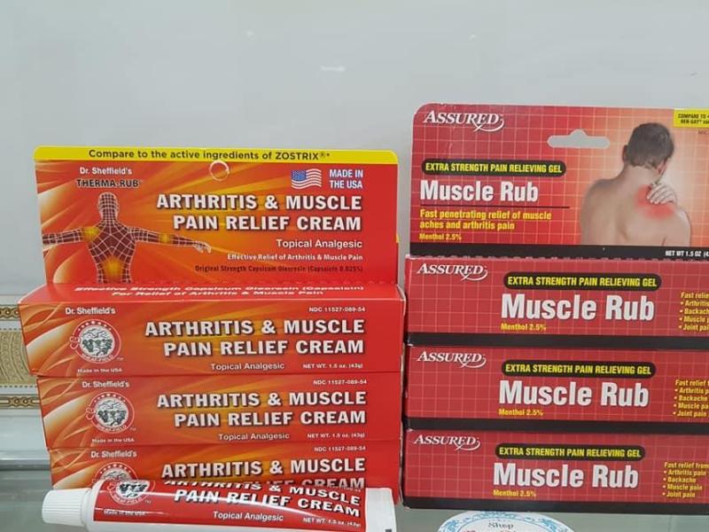 Dầu nóng dạng gel #MuscleRub 42.5g OR ThermaRub 43g ( Hàng xách tay Mỹ ) tốt nhất
