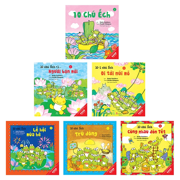Fahasa - Bộ Sách 10 Chú Ếch (Tập 1 Đến Tập 6) - Bộ 6 Cuốn