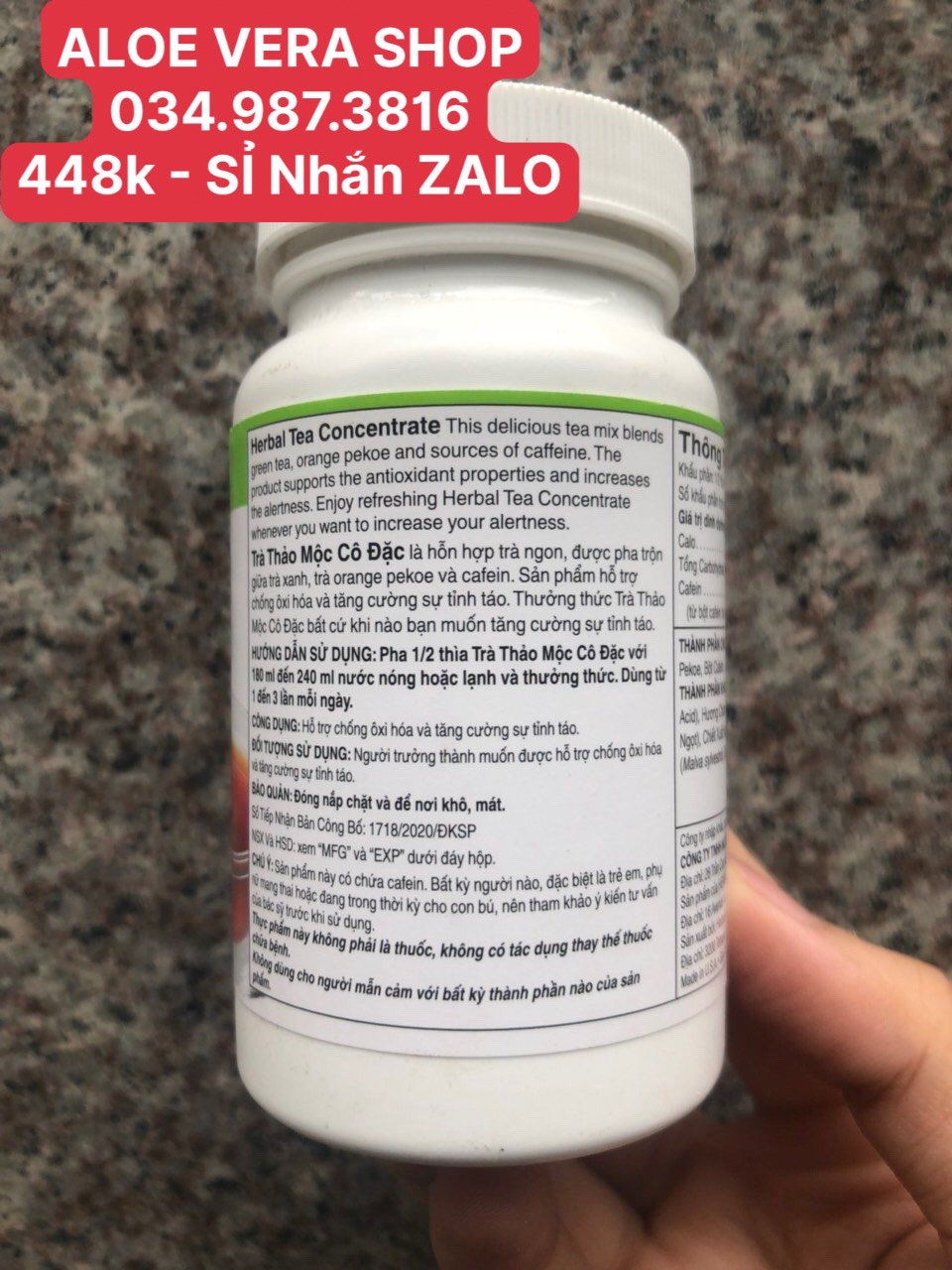 [448K] Herbal Tea Concentrated Lemon Flavor