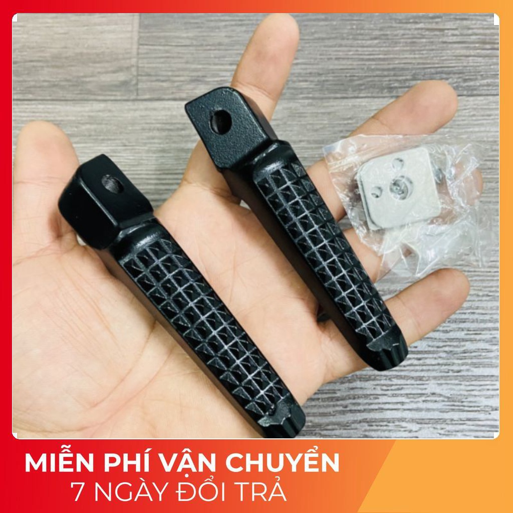Gác chân xếp nhôm gắn cho các dòng xe số honda, yamaha