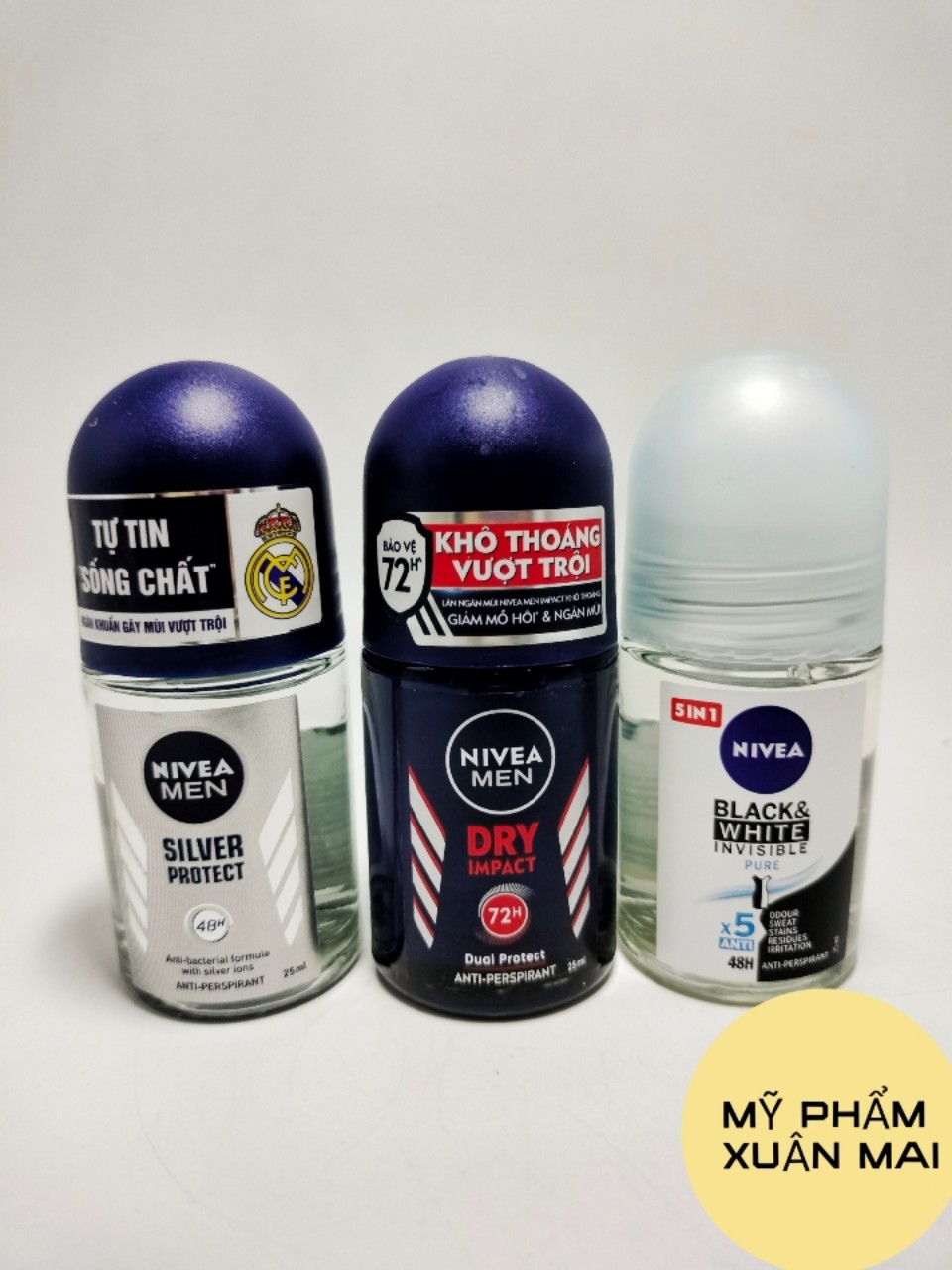 Chai lăn khử mùi NIVEA MEN NAM 25ML