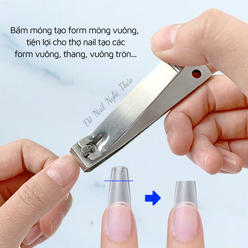 Bấm móng tay đầu phẳng