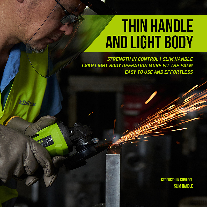 Angle grinder, brushless motor cutter for lithium-ion battery 20V