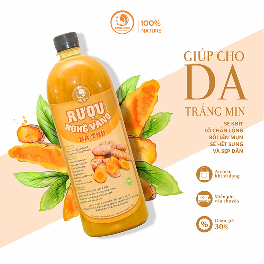 Cốt nghệ vàng hạ thổ (Handmade nhà làm) 200ml