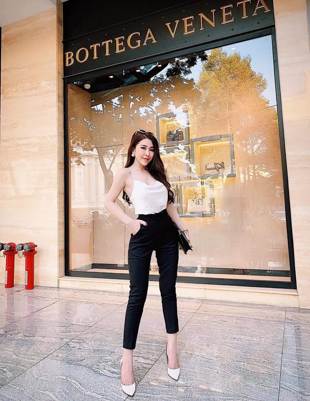 sét áo phi cổ đỗ quần 9 tấc