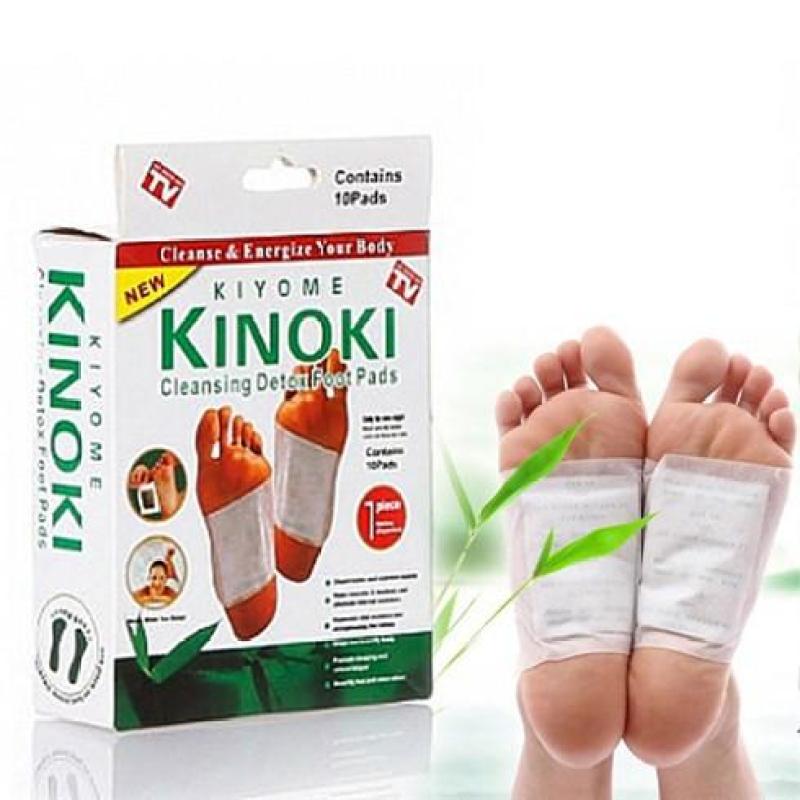 Bộ 10 miếng dán giải độc massage chân Kinoki cao cấp cao cấp