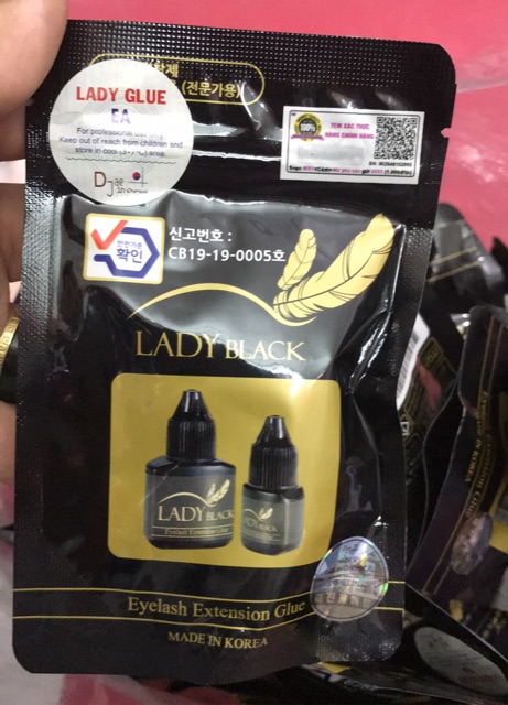 Keo nối mi Lady Black