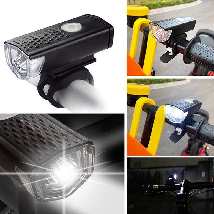 Đèn pin sạc gắn xe đạp