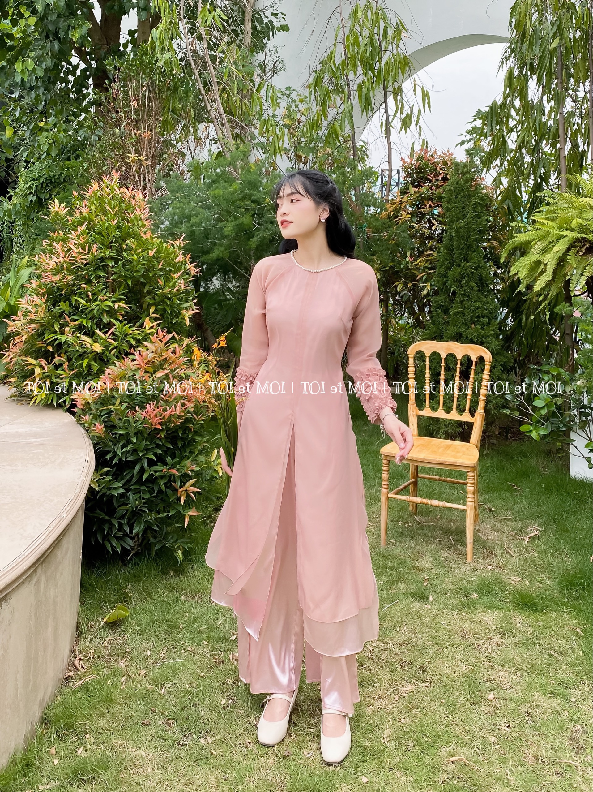 ÁO DÀI HUỆ NHI_TOI et MOI (100% ẢNH THẬT TỰ CHỤP)