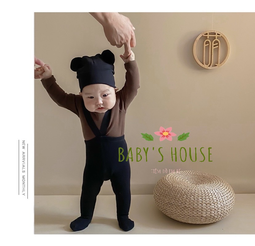 Quần tất yếm, quần yếm tất phong cách hàn quốc cho bé - Baby's House QA43