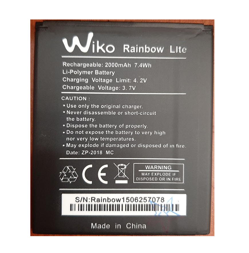 Pin điện thoại Wiko RAINBOW Lite
