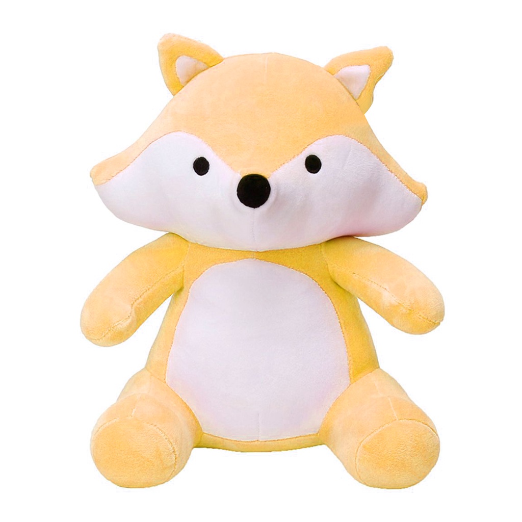 Gấu Bông Cáo Foxie Ngồi Dễ Thương (30cm) Vải Miniso Siêu Mịn An Toàn Cho Bé, Hàng Loại 1 Cao Cấp Chuẩn Form