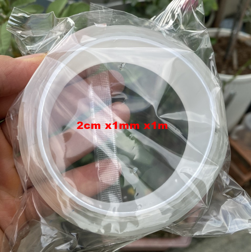 Băng Keo 2 Mặt Siêu Dính Chống Thấm Nước Trong Suốt Nano - Cuộn Keo Dán Đa Năng Chịu Lực Có Thể Tái Sử Dụng