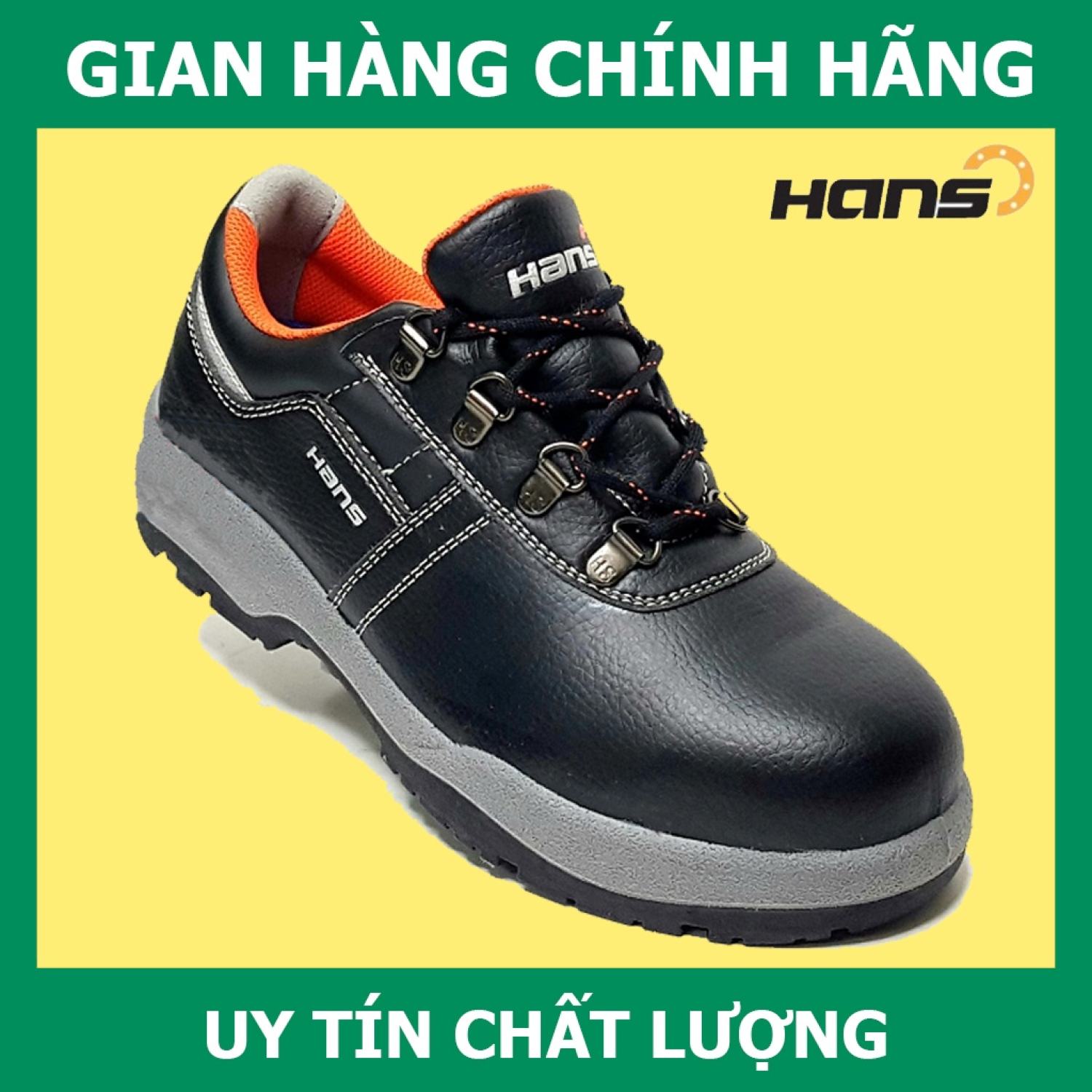Giày Bảo Hộ Hans HS-60 Siêu Nhẹ, Da Chất Lượng Cao, Chống Thấm Nước thumbnail