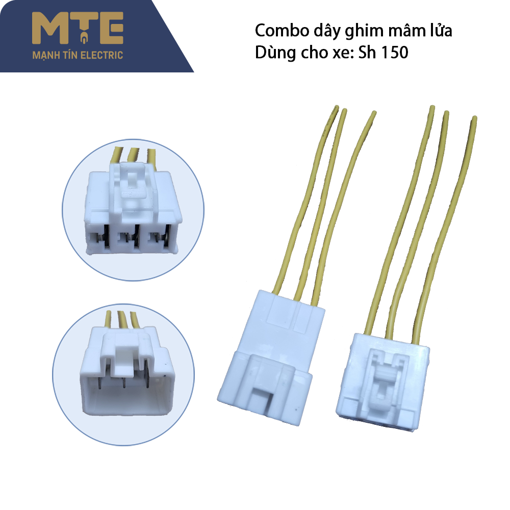Combo dây ghim mâm lửa dùng cho xe SHi 150 (3 lỗ - 3 chân )