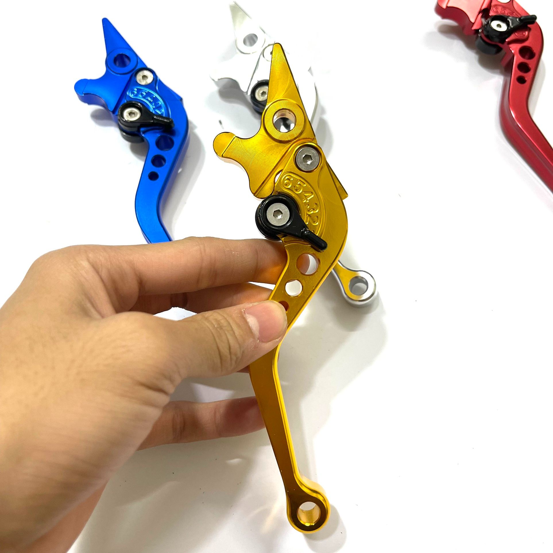 Tay thắng đĩa 6 số cao cấp CNC [ Center Racing ] Đủ Màu