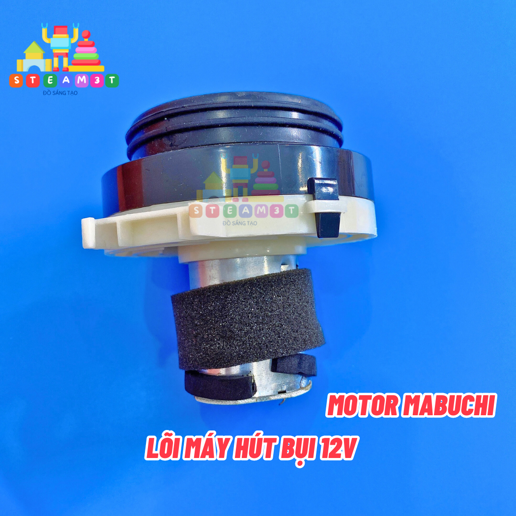 Motor quạt hút bụi 9.6V - 12V - 100W quạt nhôm siêu bền chế máy hút bụi motor 540 tốc độ cao - LK0181