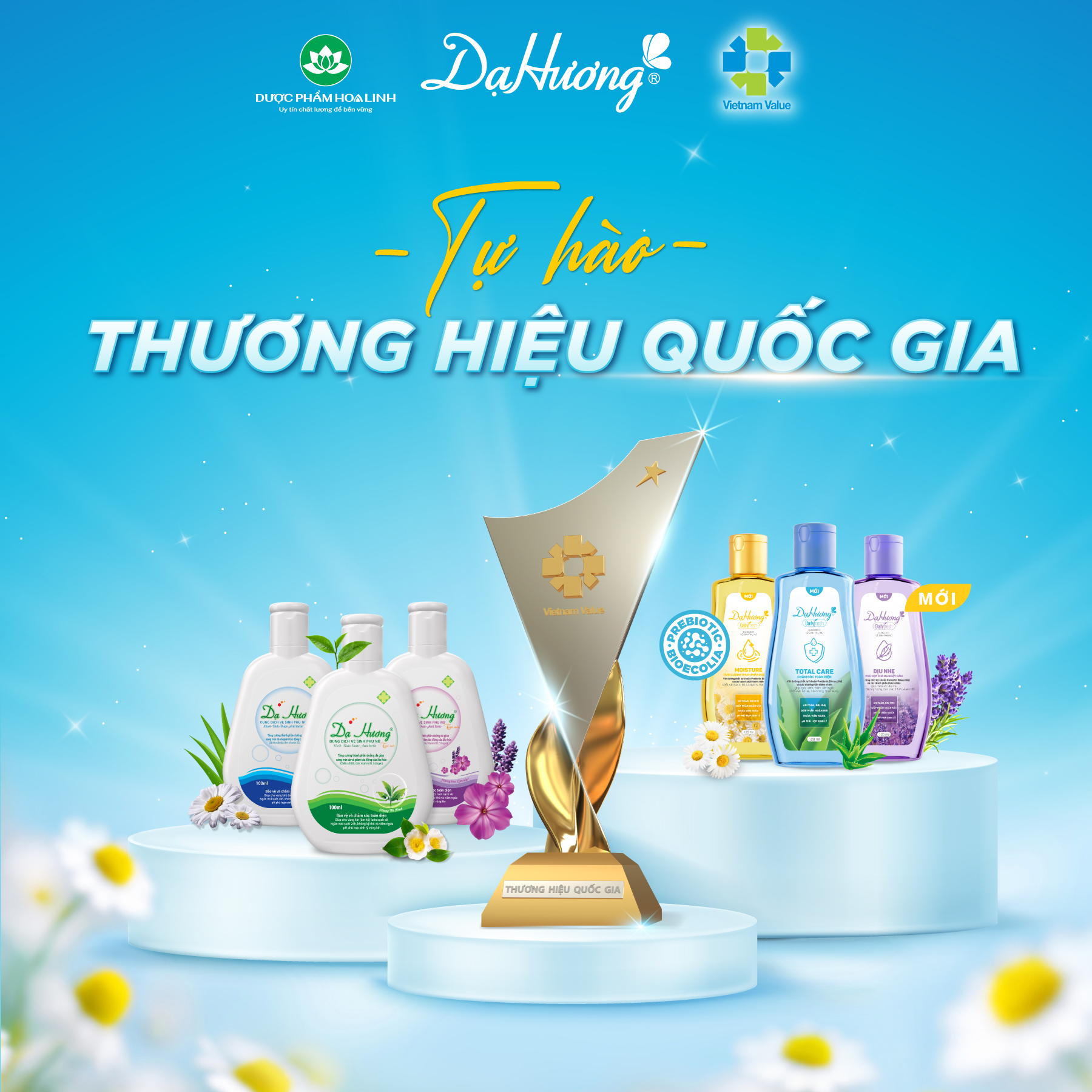 Dung dịch vệ sinh phụ nữ Dạ Hương Lavender 120ml