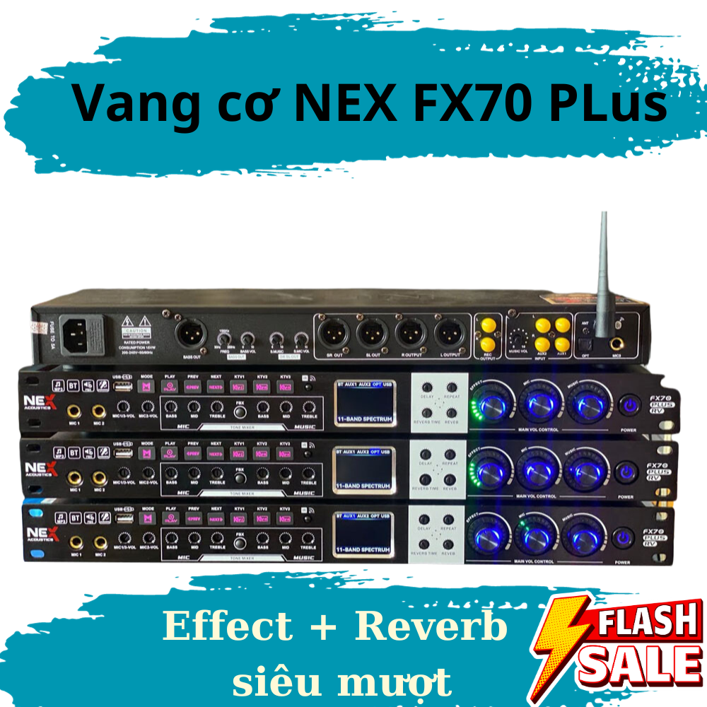 Vang Cơ Lai Số Nex Fx70 Plus RV Vang Cơ Thế Hệ Mới Tích Hợp 3 Chế Độ Ktv Karaoke Chuyên NghiệpChống Hú FbxKết Nối Cổng QuangBluetoothReverb Mượt Mà Điều Chỉnh BassTrebleEchoXử Lý Âm Thanh Hoàn Hảo