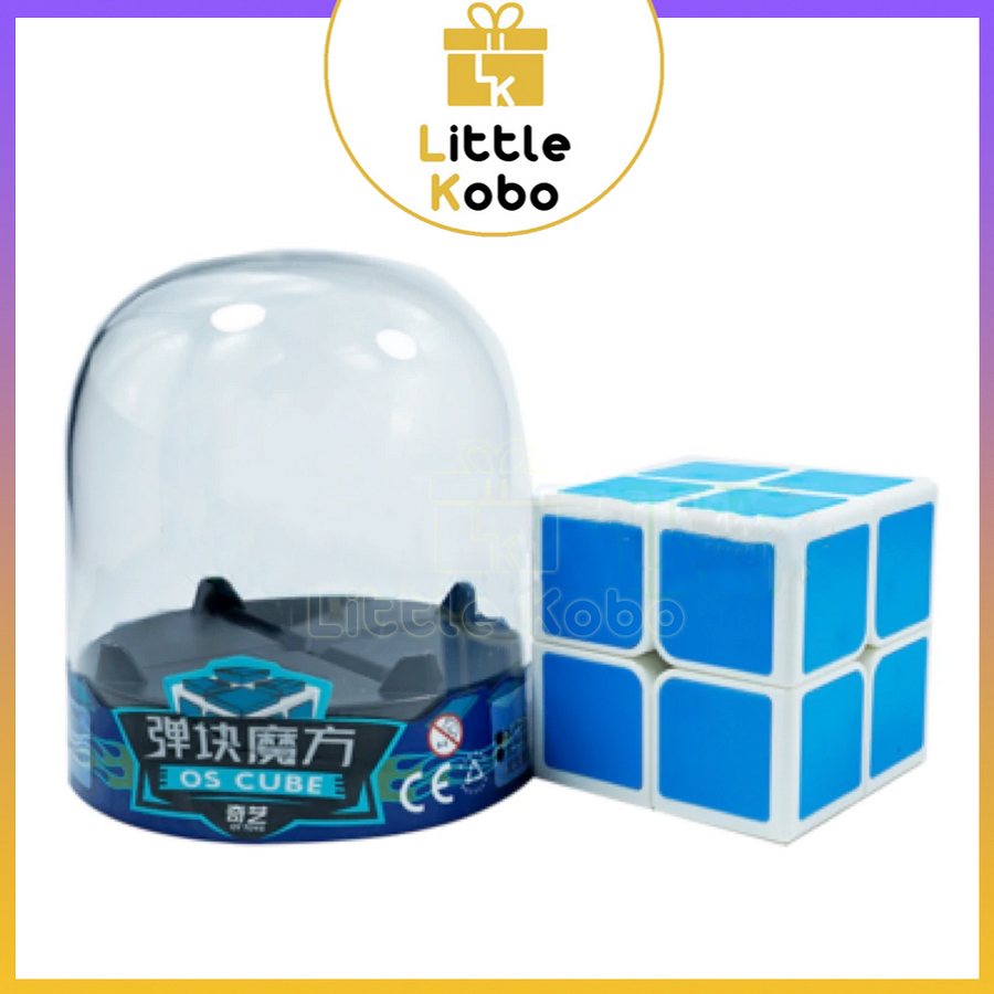 Rubik qiyi os cube 2x2 rubic biến thể oc cube đồ chơi trí tuệ trẻ em phát triển tư duy thông minh - little kobo