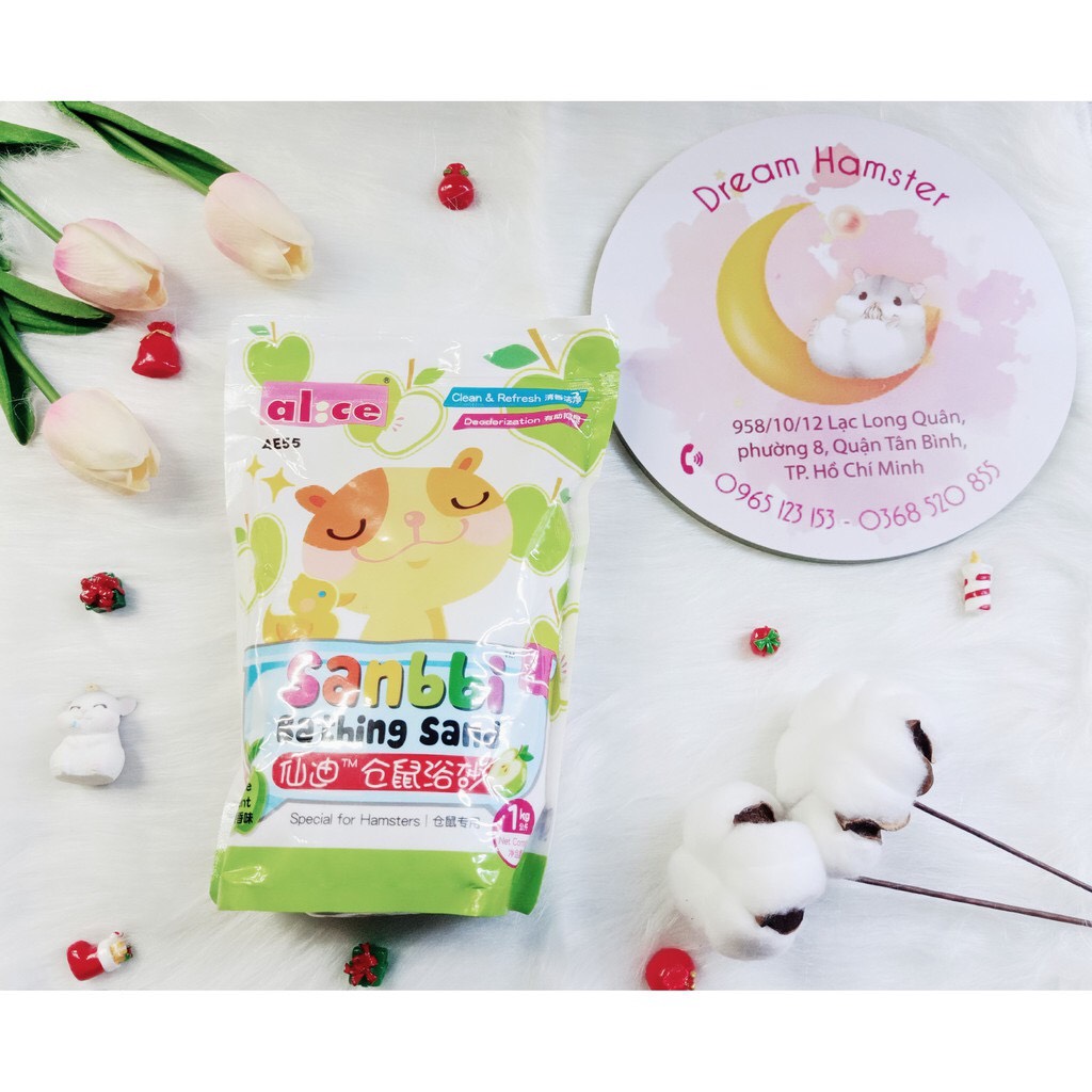 Cát tắm Sanbbi 1kg cho hamster