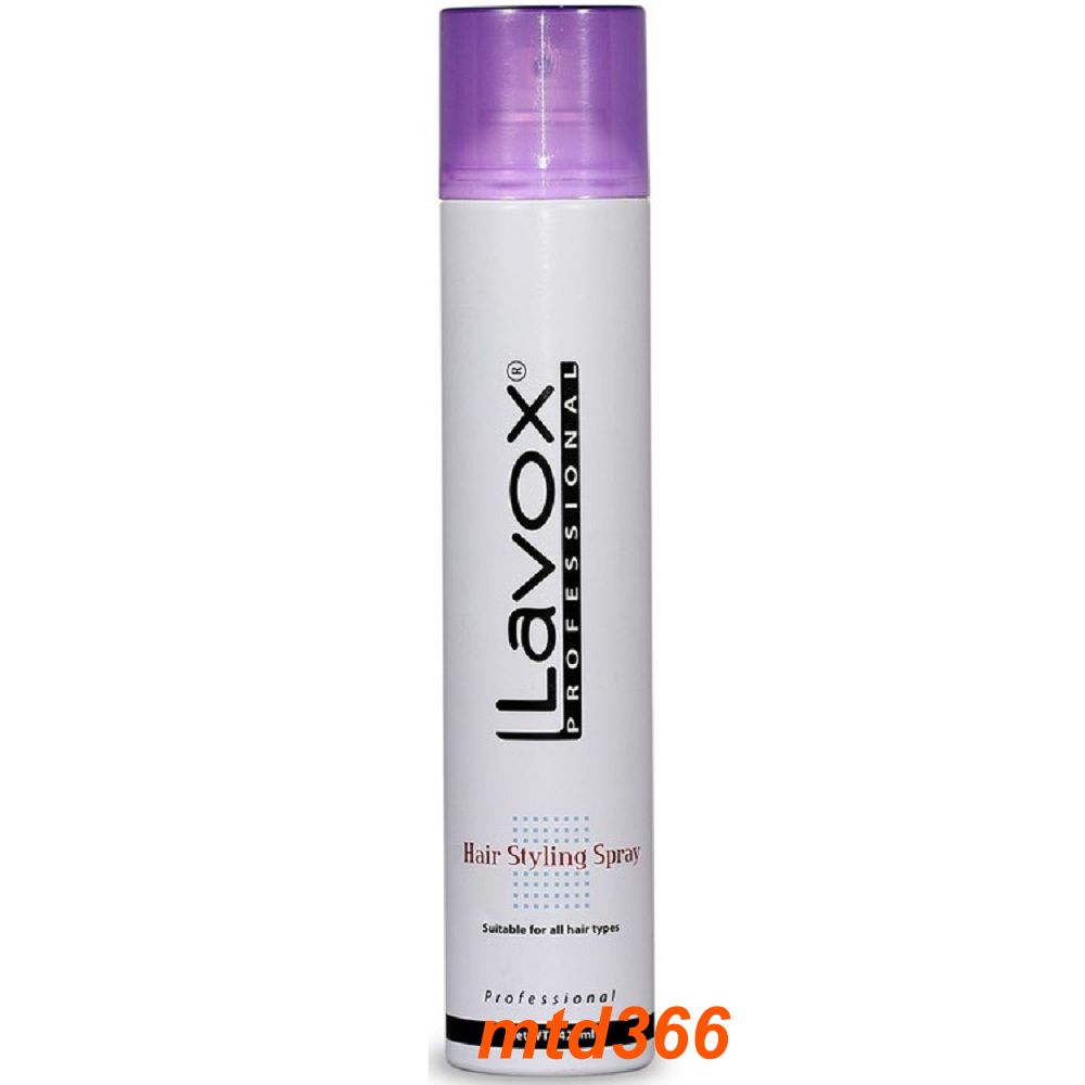 Keo xịt tóc giữ nếp mềm lavox 420ml .