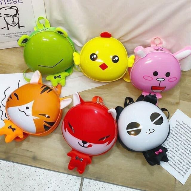 BALO TRỨNG HÌNH THÚ NGỘ NGHĨNH SIÊU CUTE CHO BÉ, Balo Hình Thú Đáng Yêu Cho Bé 2-5 Tuổi