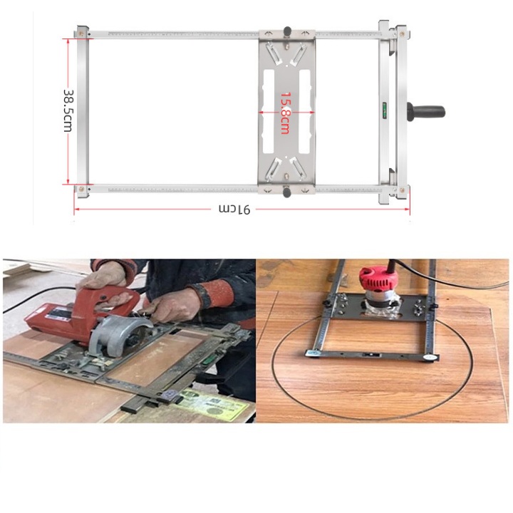 Bộ Khung Cắt Ván Gắn Máy Cắt Lưỡi 185mm