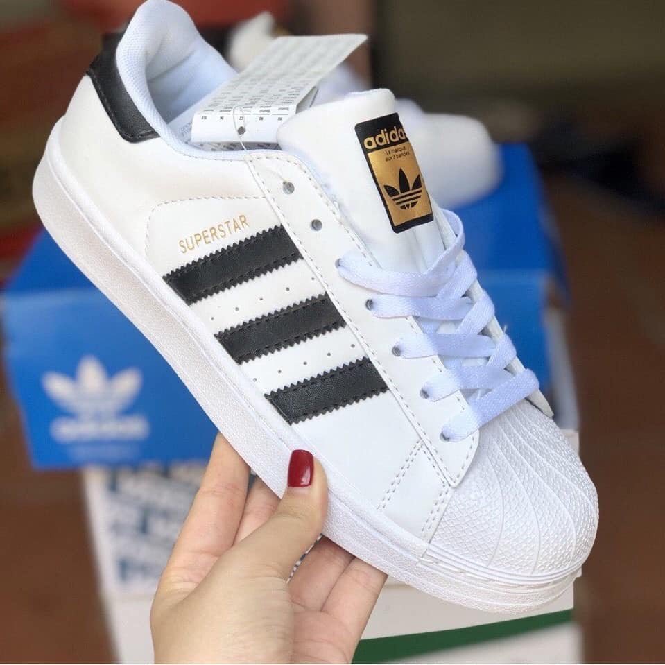 Giày Sneaker Thể Thao 𝑨𝒅𝒊𝒅𝒂𝒔 𝑴𝒖̃𝒊 𝑺𝒐̀ Super.Star Đủ Size Nam Nữ Full Box