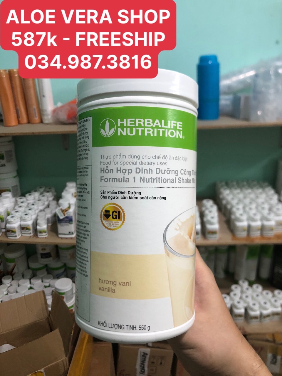 [587k] Bột Bữa ăn Lành Mạnh Vị Vani (550g)