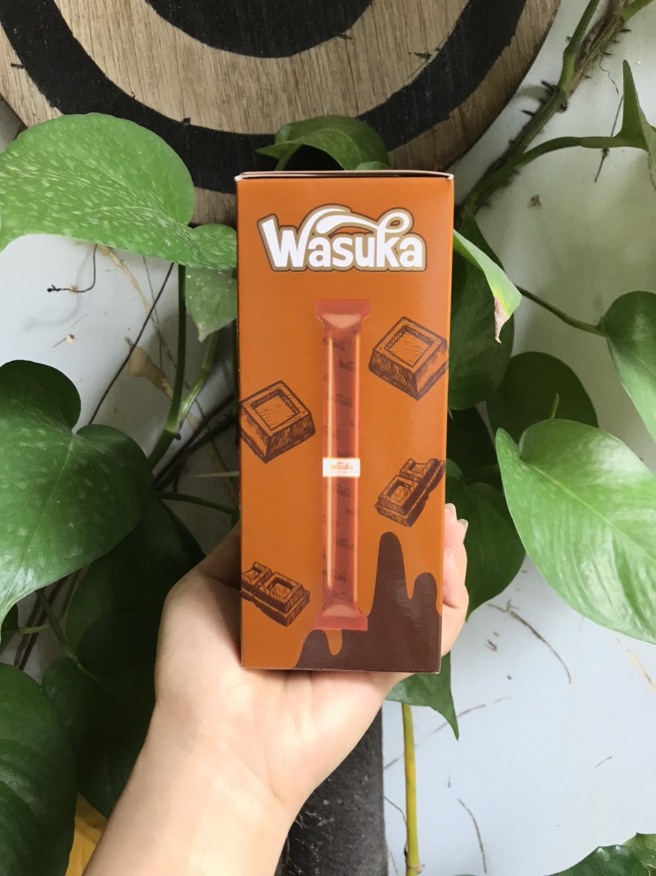 Bánh Quế Wasuka Premium Rolled Wafer Vị Sôcôla Chocolate (Hộp 180g)