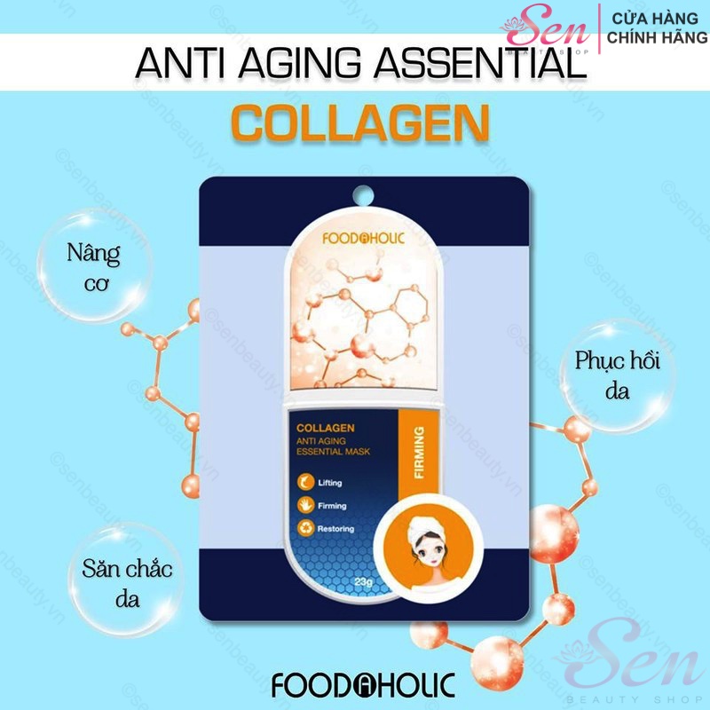 Mặt Nạ Giấy Foodaholic Essential Mask 23g
