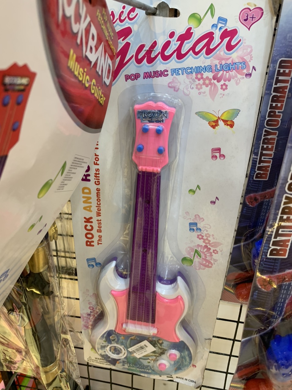 Đàn guitar điện dùng pin cho bé