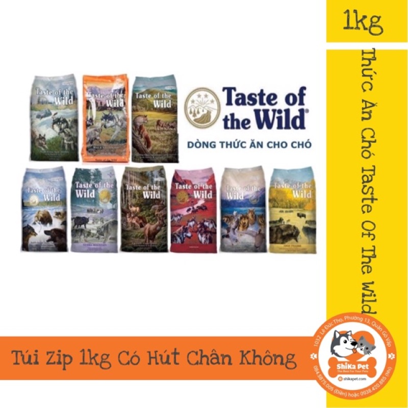 Thức Ăn Chó Taste Of The Wild 1Kg(Túi Zip)